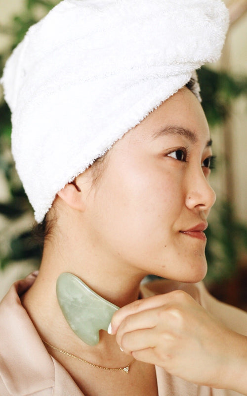 The Jade Gua Sha Facial Lifting Tool